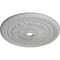 Ekena Millwork Palmetto Ceiling Medallion (Fits Canopies up to 7 5/8"), 31 1/2"OD x 3 5/8"ID x 1 3/4"P, Frost CM31PMFRF - alternate 4